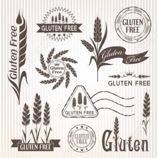 وکتور لوگو خوشه گندم نان و شیرینی MV006598