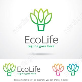 وکتور لوگوی طبیعت MV006469