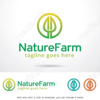 وکتور لوگوی طبیعت MV006493