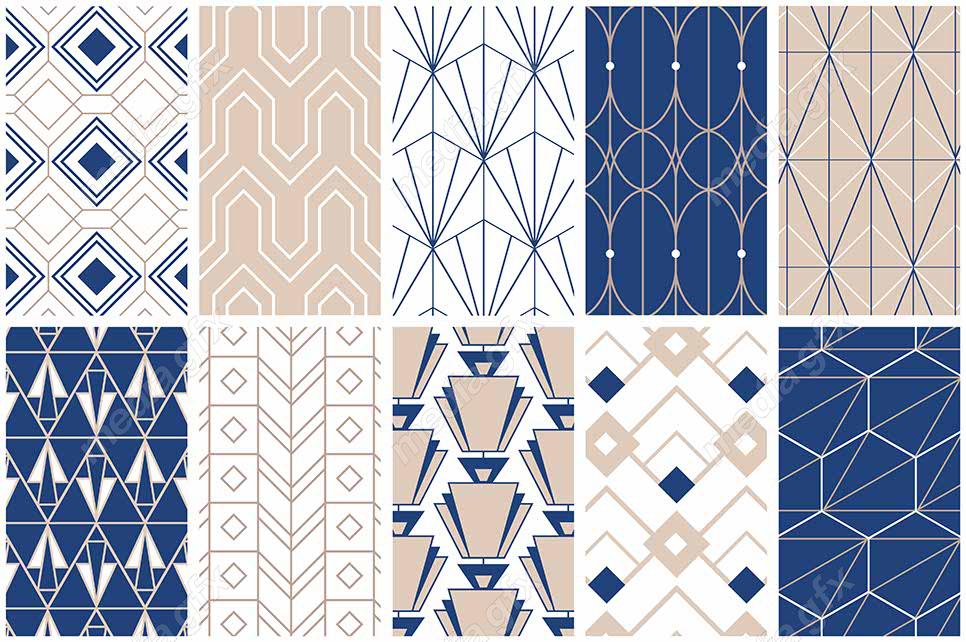 وکتور پترن اشکال هندسی MV006601