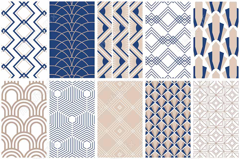 وکتور پترن اشکال هندسی MV006602