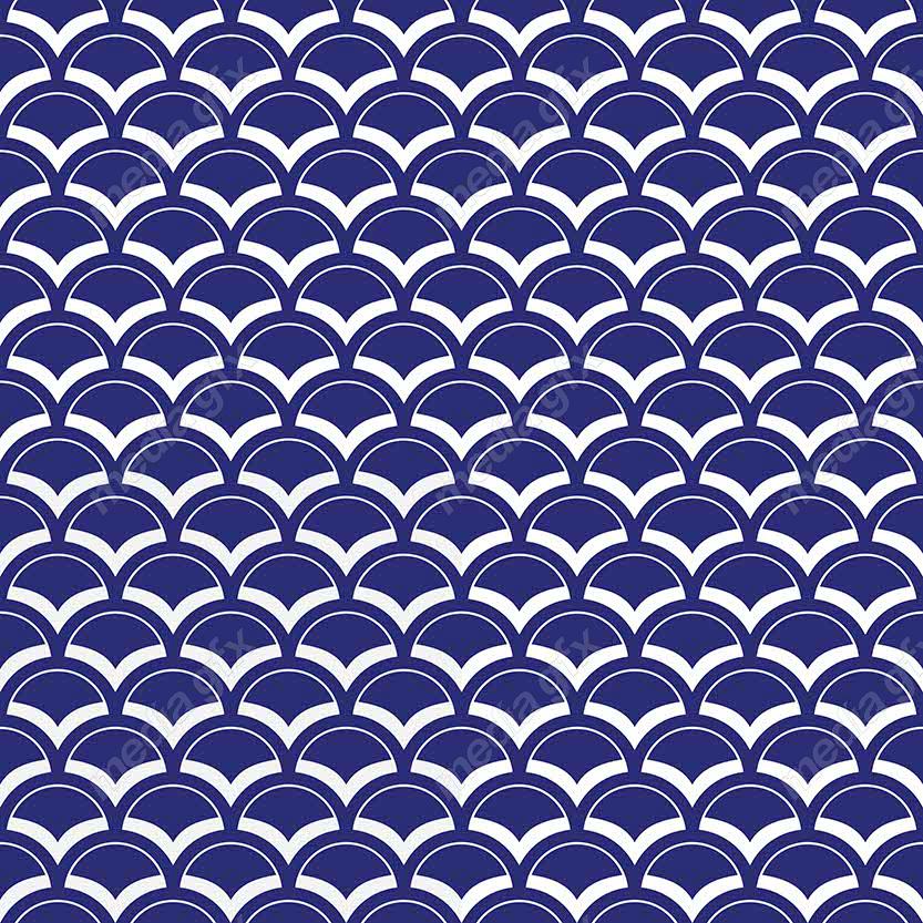 وکتور پترن آبی رنگ با طرح های هندسی متنوع MV006606