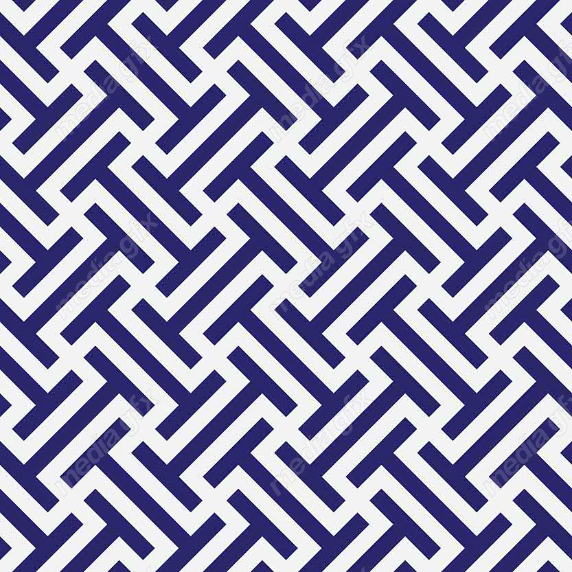 وکتور پترن آبی رنگ با طرح های هندسی متنوع MV006607