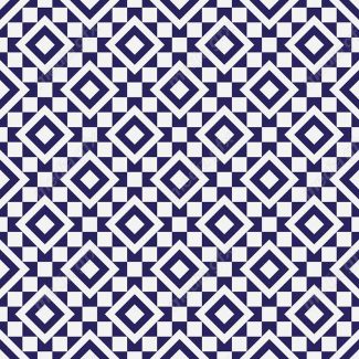 وکتور پترن آبی رنگ با طرح های هندسی متنوع MV006609