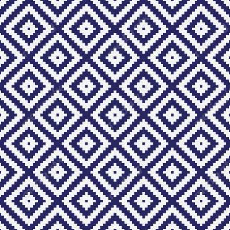 وکتور پترن آبی رنگ با طرح های هندسی متنوع MV006610