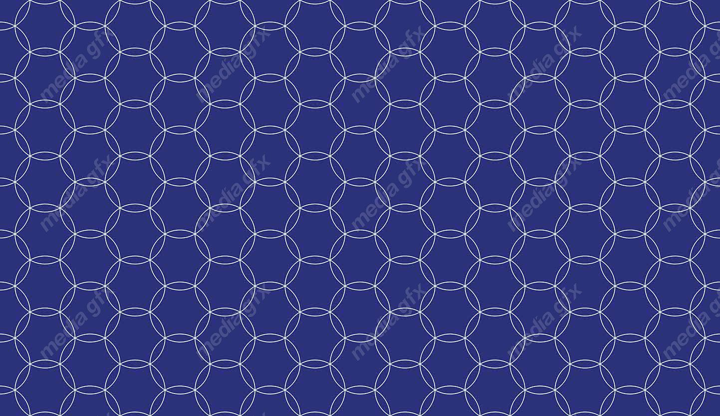 وکتور پترن آبی رنگ با طرح های هندسی متنوع MV006613