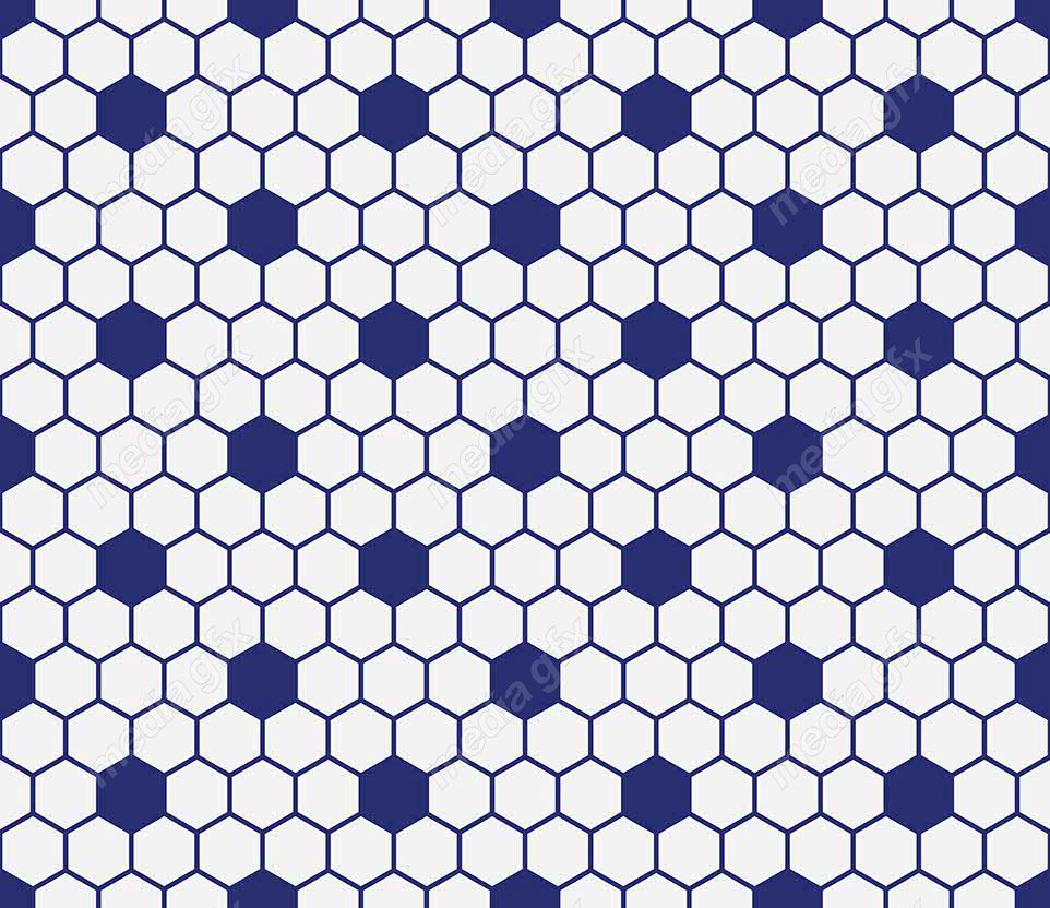 وکتور پترن آبی رنگ با طرح های هندسی متنوع MV006617