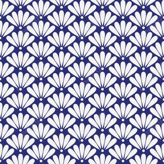 وکتور پترن آبی رنگ با طرح های هندسی متنوع MV006622