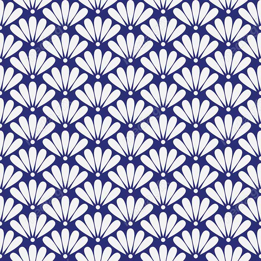 وکتور پترن آبی رنگ با طرح های هندسی متنوع MV006622