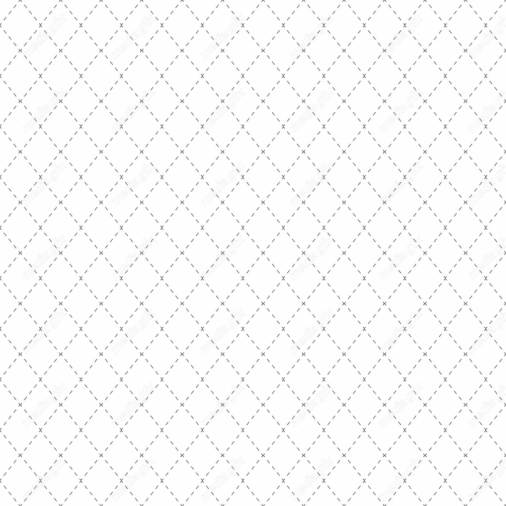 وکتور پترن سیاه و سفید با طرح های هندسی متنوع MV006627