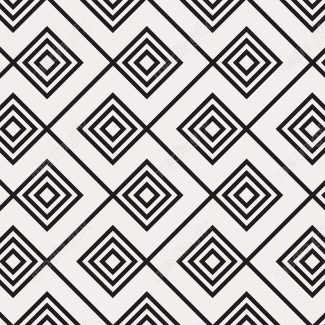 وکتور پترن سیاه و سفید با طرح های هندسی متنوع MV006637