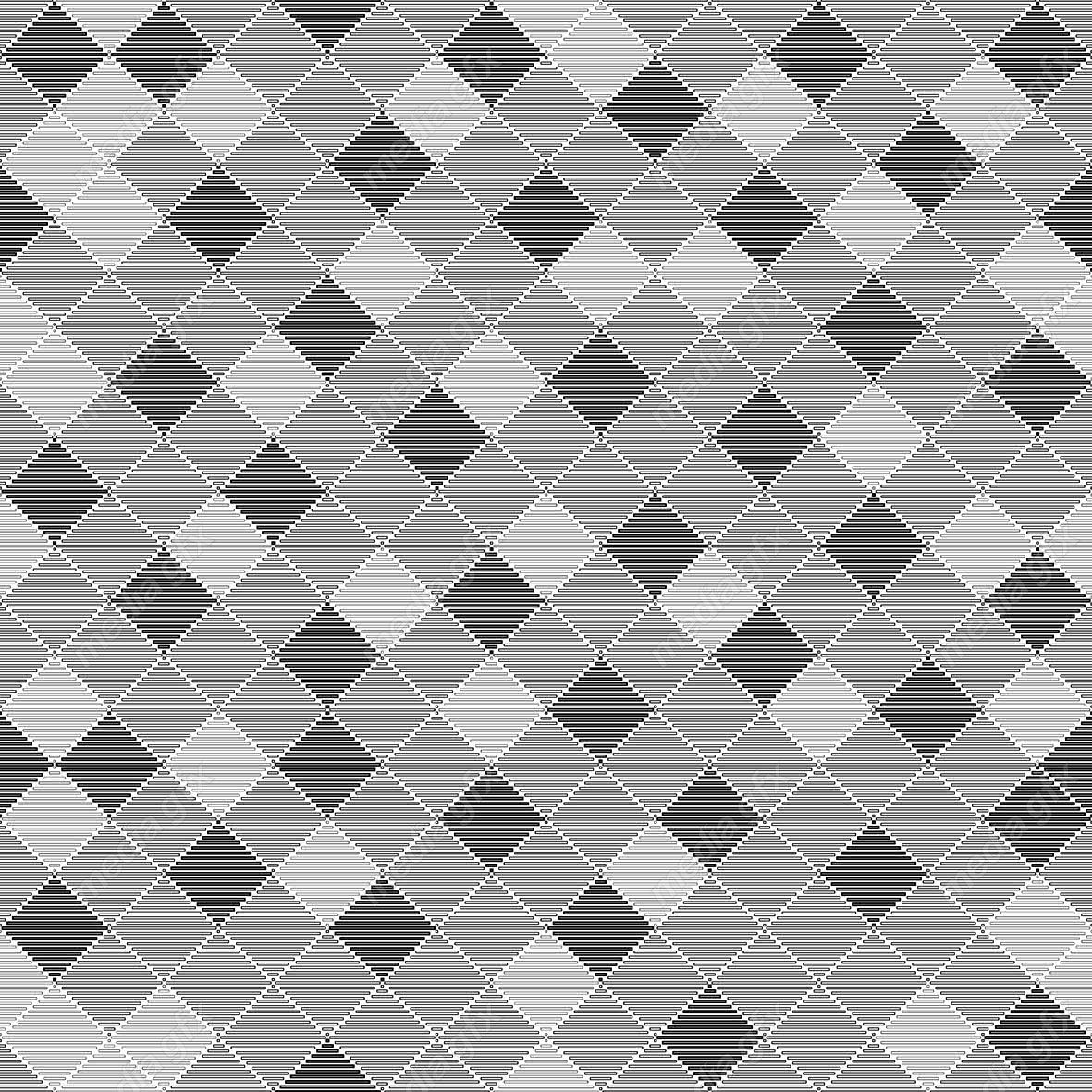 وکتور پترن سیاه و سفید با طرح های هندسی متنوع MV006641