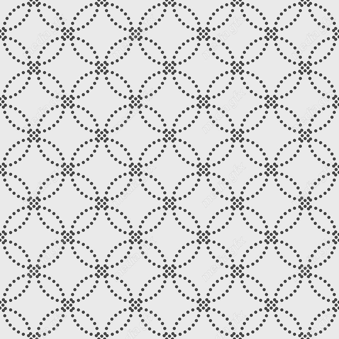 وکتور پترن سیاه و سفید با طرح های هندسی متنوع MV006642