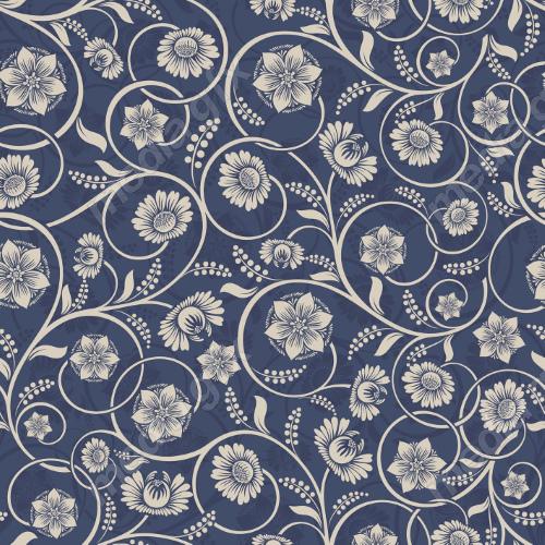 وکتور پترن گل و بوته MV006649