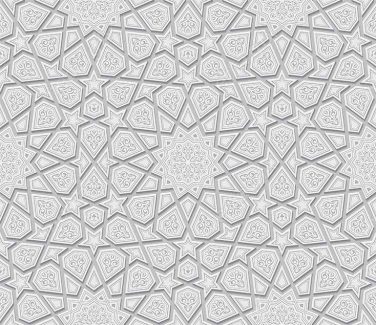 وکتور پترن گل و نقش نگار اسلیمی مذهبی MV006659