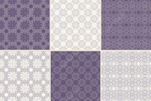 وکتور پترن گل و نقش نگار اسلیمی مذهبی MV006662