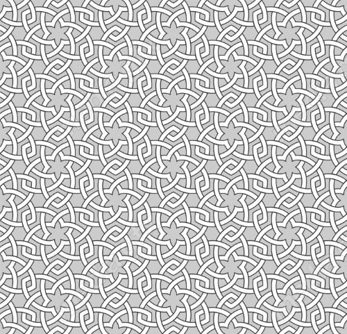 وکتور پترن گل و نقش نگار اسلیمی مذهبی MV006680