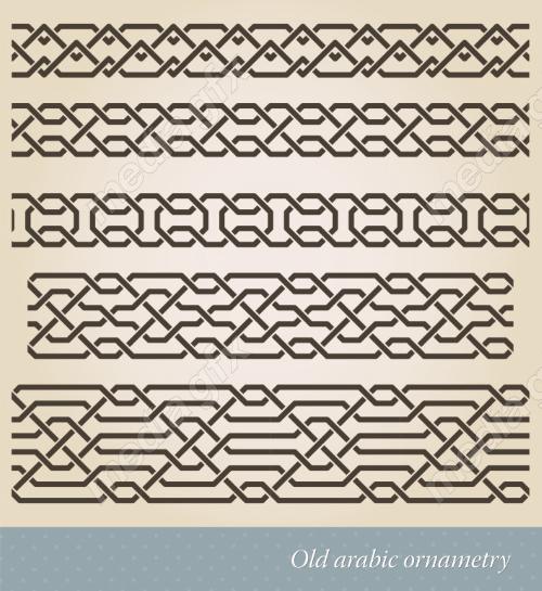 وکتور پترن گل و نقش نگار اسلیمی مذهبی MV006683