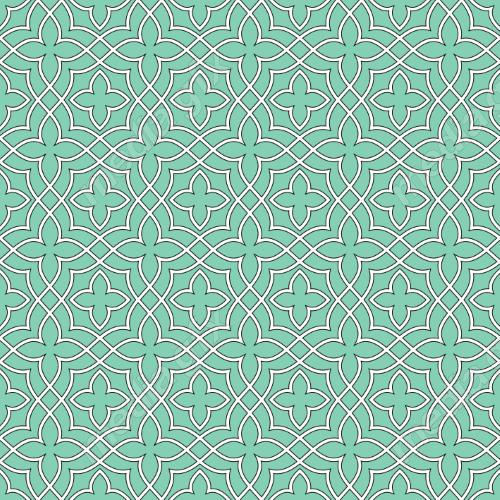 وکتور پترن گل و نقش نگار اسلیمی مذهبی MV006684