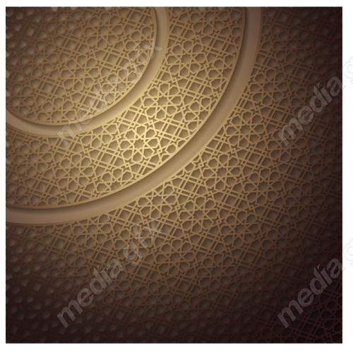 وکتور پترن گل و نقش نگار اسلیمی مذهبی MV006691